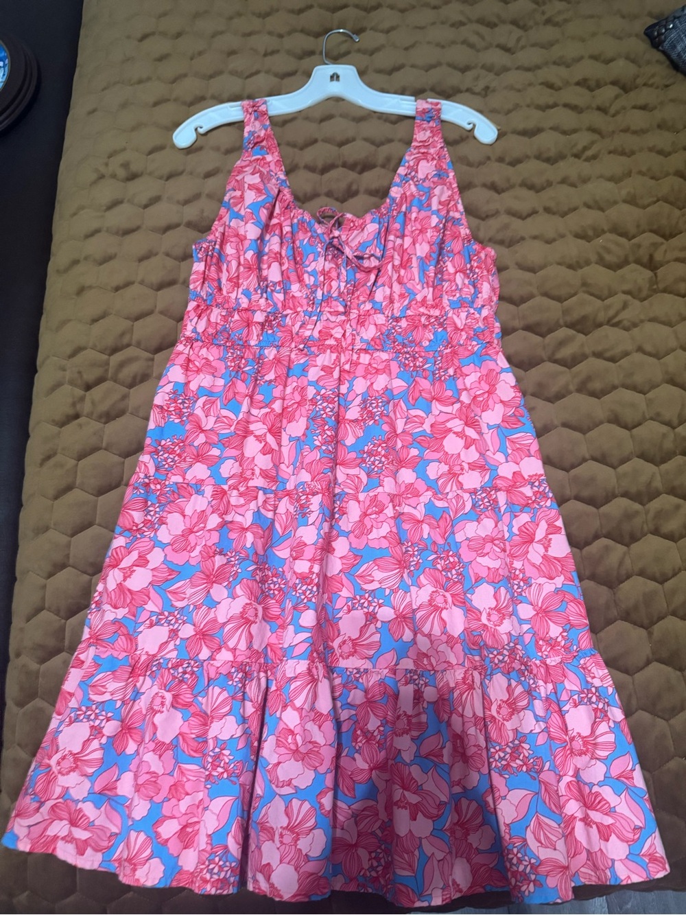 GAP Pink and Blue Floral Sundress